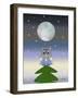 Moon Owl-Sartoris ART-Framed Giclee Print