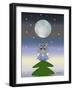 Moon Owl-Sartoris ART-Framed Giclee Print