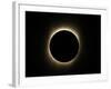 Moon Passes Between the Sun and the Earth During a Total Solar Eclipse in Varanasi, India-null-Framed Photographic Print