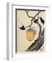 Moon, Persimmon and Grasshopper, 1807-Katsushika Hokusai-Framed Giclee Print