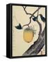 Moon, Persimmon and Grasshopper, 1807-Katsushika Hokusai-Framed Stretched Canvas