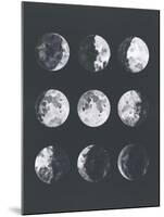 Moon Phases Watercolor Ii-Samantha Ranlet-Mounted Art Print