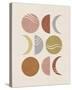 Moon Phases-Dana Shek-Stretched Canvas