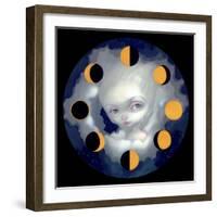 Moon Phases-Jasmine Becket-Griffith-Framed Art Print