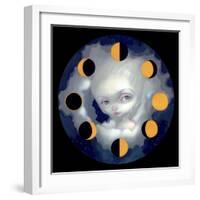 Moon Phases-Jasmine Becket-Griffith-Framed Art Print