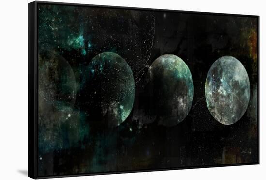 Moon Phases-Ken Roko-Framed Stretched Canvas