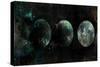 Moon Phases-Ken Roko-Stretched Canvas