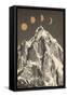 Moon Phases-Florent Bodart-Framed Stretched Canvas