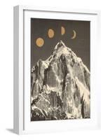 Moon Phases-Florent Bodart-Framed Giclee Print