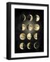 Moon Phases-Oliver Jeffries-Framed Art Print