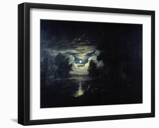 Moon Reflected in a Lake, 17th Century-null-Framed Giclee Print