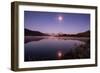 Moon Reflection at Oxbow Bend, Wyoming-Vincent James-Framed Photographic Print