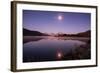 Moon Reflection at Oxbow Bend, Wyoming-Vincent James-Framed Photographic Print