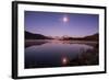 Moon Reflection at Oxbow Bend, Wyoming-Vincent James-Framed Photographic Print