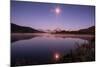 Moon Reflection at Oxbow Bend, Wyoming-Vincent James-Mounted Photographic Print