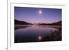 Moon Reflection at Oxbow Bend, Wyoming-Vincent James-Framed Photographic Print