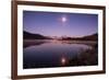 Moon Reflection at Oxbow Bend, Wyoming-Vincent James-Framed Photographic Print