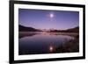 Moon Reflection at Oxbow Bend, Wyoming-Vincent James-Framed Photographic Print