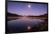 Moon Reflection at Oxbow Bend, Wyoming-Vincent James-Framed Photographic Print