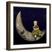 Moon Rider-J Hovenstine Studios-Framed Giclee Print