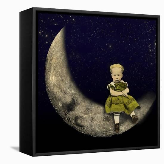 Moon Rider-J Hovenstine Studios-Framed Stretched Canvas