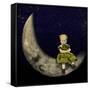 Moon Rider-J Hovenstine Studios-Framed Stretched Canvas