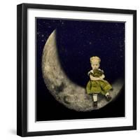 Moon Rider-J Hovenstine Studios-Framed Premium Giclee Print