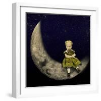 Moon Rider-J Hovenstine Studios-Framed Premium Giclee Print