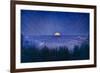 Moon rise, 1919-Harald Oscar Sohlberg-Framed Giclee Print