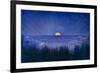 Moon rise, 1919-Harald Oscar Sohlberg-Framed Giclee Print