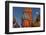 Moon Rise over St Basil's Cathedral.-Jon Hicks-Framed Photographic Print