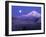 Moon Rises Over Mt. Hood, Oregon Cascades, USA-Janis Miglavs-Framed Premium Photographic Print