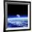 Moon Rising Over Earth's Horizon-Detlev Van Ravenswaay-Framed Photographic Print