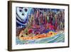 Moon Rising Over Saturna Island-Josh Byer-Framed Giclee Print