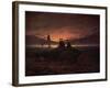 Moon Rising over the Sea, 1822-Caspar David Friedrich-Framed Giclee Print