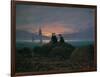 Moon Rising over the Sea (See also Image Number 479), 1822-Caspar David Friedrich-Framed Giclee Print