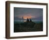 Moon Rising over the Sea (See also Image Number 479), 1822-Caspar David Friedrich-Framed Giclee Print