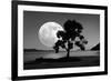 Moon Rising Over the Sea-Detlev Van Ravenswaay-Framed Photographic Print