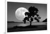 Moon Rising Over the Sea-Detlev Van Ravenswaay-Framed Photographic Print