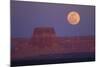 Moon Rising over Tower Butte. Arizona, United States-David Wall-Mounted Photographic Print