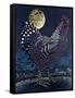 Moon Rooster-Barry Wilson-Framed Stretched Canvas