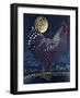 Moon Rooster-Barry Wilson-Framed Giclee Print