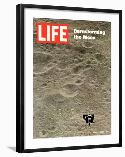 Moon's Surface, Barnstorming the Moon, June 6, 1969-null-Framed Photographic Print