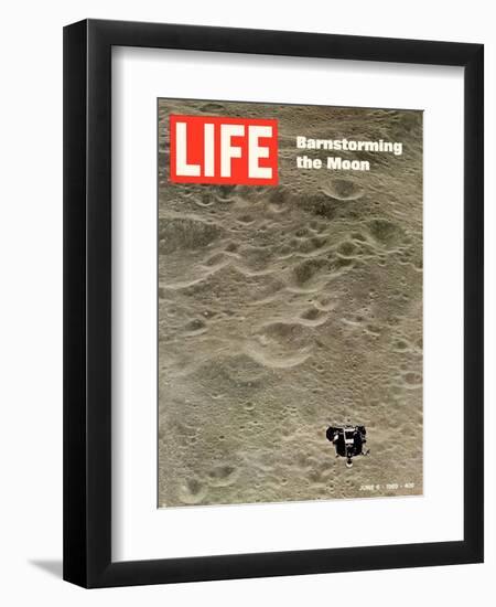 Moon's Surface, Barnstorming the Moon, June 6, 1969-null-Framed Photographic Print