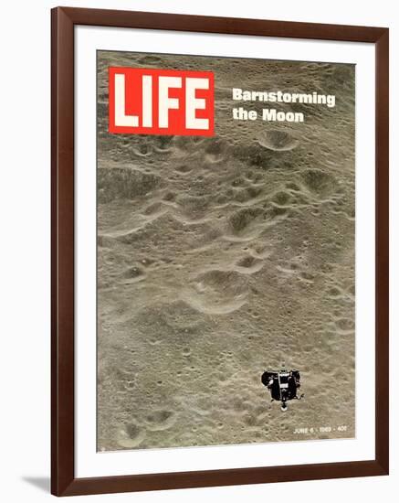 Moon's Surface, Barnstorming the Moon, June 6, 1969-null-Framed Photographic Print