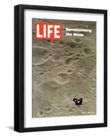 Moon's Surface, Barnstorming the Moon, June 6, 1969-null-Framed Photographic Print
