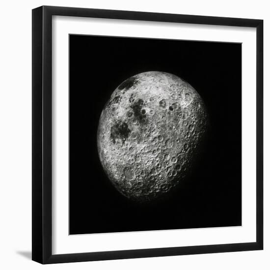 Moon Seen From 1000 Miles Away, Apollo 16 Mission-Science Source-Framed Premium Giclee Print