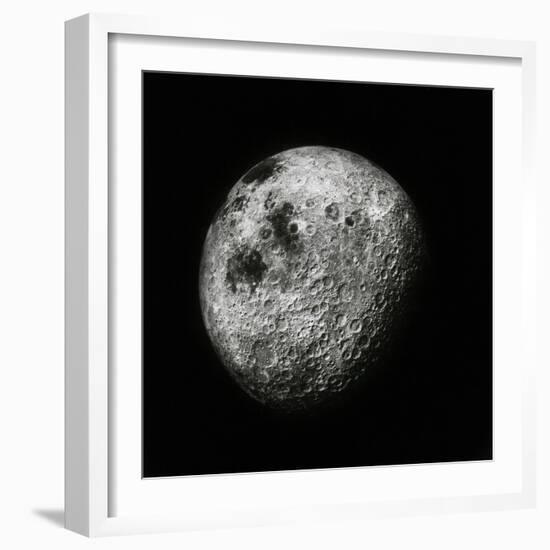 Moon Seen From 1000 Miles Away, Apollo 16 Mission-Science Source-Framed Giclee Print