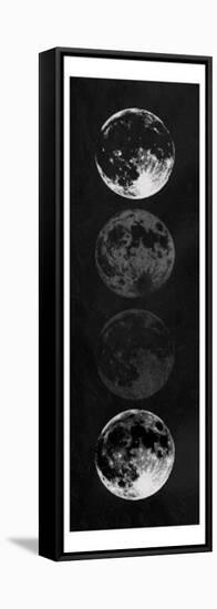 Moon Shade Black-Milli Villa-Framed Stretched Canvas