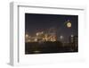 Moon Ship, Port of Oakland, East Bay Shipping and Fulkl Moon-Vincent James-Framed Photographic Print